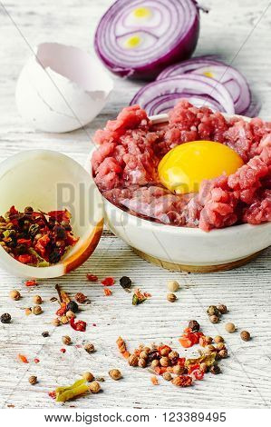 Raw Minced Beef