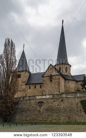 St. Michael's Church in Fulda Hesse is considered to be the oldest Holy Sepulchre church in Germany built in the Carolingian architectural style