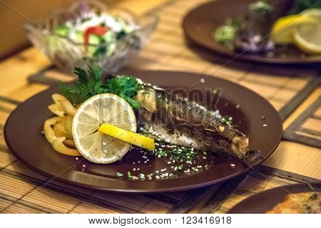 Fried Fish With Fresh Lemon