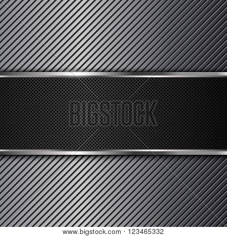 Abstract metal template background design, Vector illustration EPS10