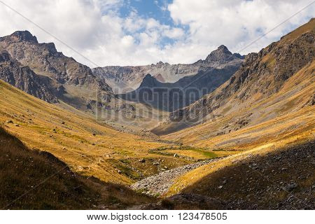 plateau on Kackar Mountains in the Black Sea Region, Turkey