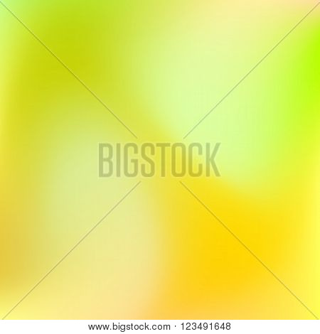 Abstract green and yellow blur color gradient background for deign concepts, web, presentations and prints. Vector illustration.