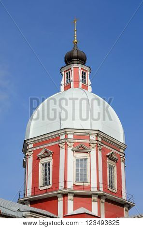 Holy Great Martyr and Healer Panteleimon church in St.Petersburg Russia.