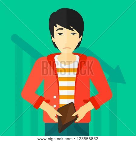 Bancrupt business man.