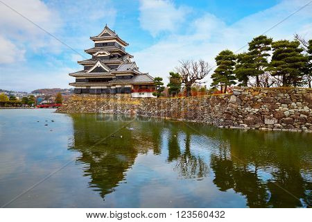 Matsumoto Castle in Matsumoto City, Nagano, Japan