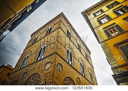 old Orsanmichele church in Florence in Italy