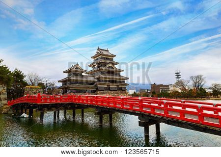 Matsumoto Castle in Matsumoto City, Nagano, Japan