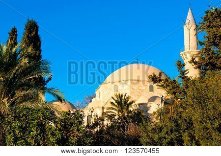 Hala Sultan Tekke or the Mosque of Umm Haram. Larnaca, Cyprus