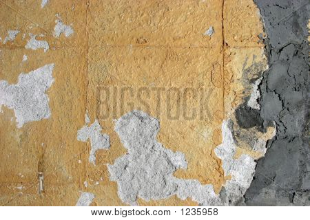 Szutykos cementált fal