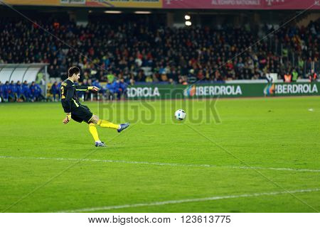 Goalkeeper Ciprian Tatarusanu Playing During A Match