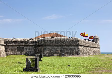 Santo Domingo Bulwark in Cartagena de Indias