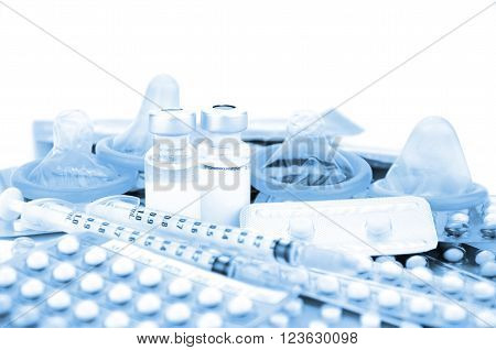 Contraception Education Concept.