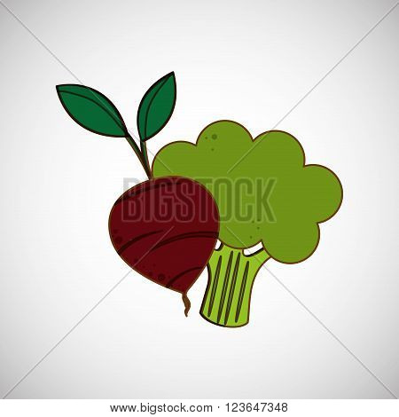 Organic shop concept with icon design, vector illustration 10 eps graphic