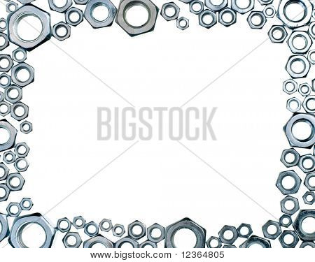 Sexkantmuttrar picture frame
