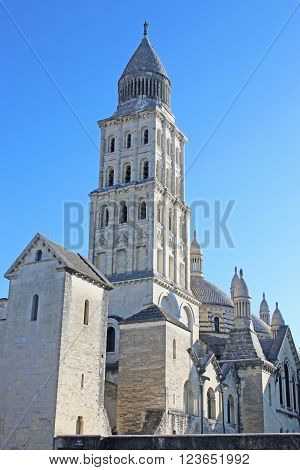 St Front Cathedral tower in Perigueux, France