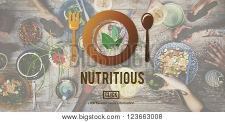 Nutritious Eating Food Health Nourishment Diet Concept