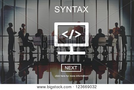 Syntax Coding Algorithm Programming Software Concept