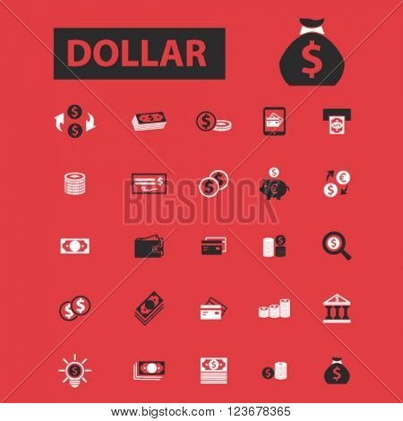 dollar icons
