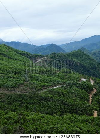 Ho Chi Minh Trail, Forest, Mountain, Terrain