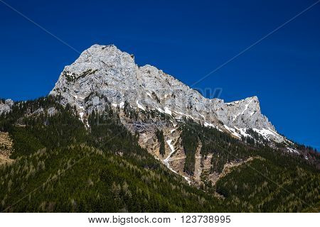 Alps Mountain Range Near Eisenerz During Summer Day - Eisenerz Styria Austria Europe