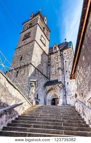 Gothic Parish Church Of Saint Oswald - Eisenerz Styria Austria Europe