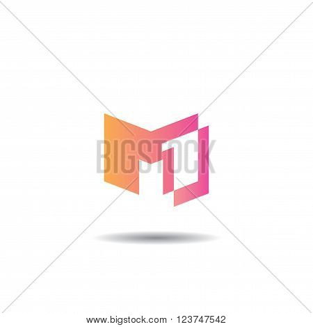 M1 vector template for using as logo