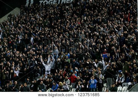 View Of The Toumba Stadium Full Of Fans Of Paok