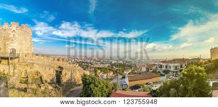 Trigonion Tower In Thessaloniki Greece In A Summer Day