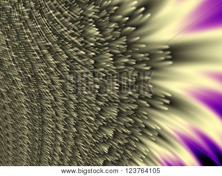Fractal artwork for creative design. Abstract geometric background.