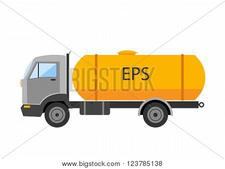 Autotruck vector Tipping lorry  Tripper truck vector icon isolated