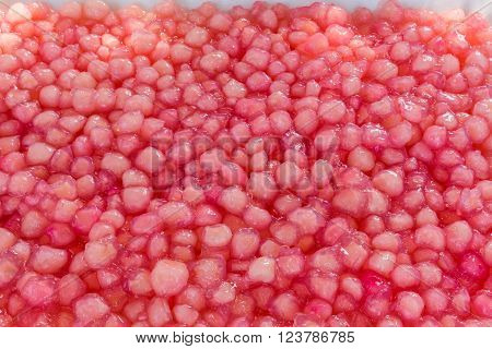 Tub tim krob red ruby thai dessert