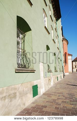 Malý Rynek ve starém městě. Krakov, Polsko