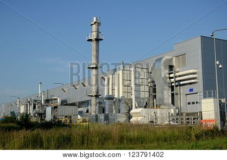 Modern factory building  in Gliwice - Poland