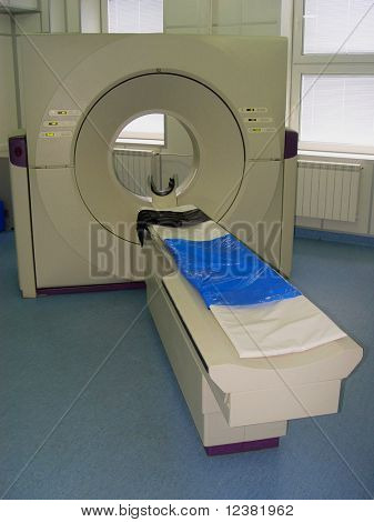 počítačové tomografické skener v nemocnici