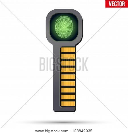 Digital key. Concept of internet protect and safety.