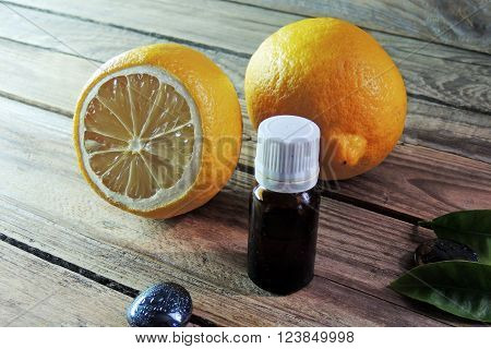 Essential Oil And Lemon