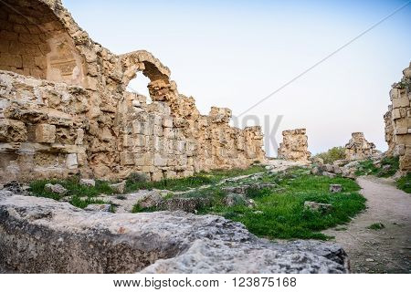 Ancient City Of Salamis Located In Cyprus.