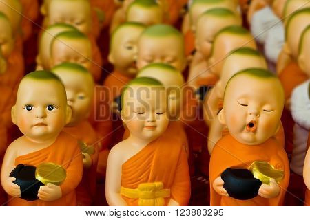 saving doll ceramic novitiate box at chonburi