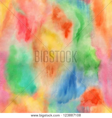 Abstract boho seamless fancy summertime watercolor background