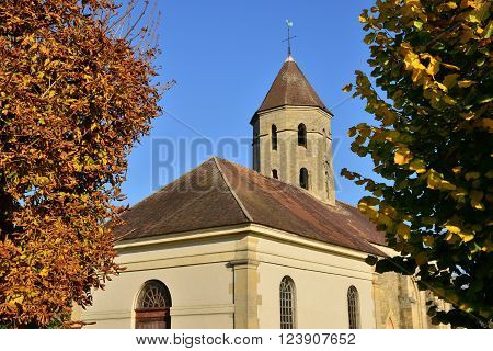 Condecourt France - october 26 2015 the historical Saint Pierre church