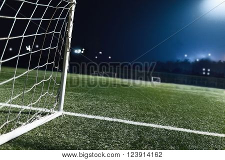 View of soccer field