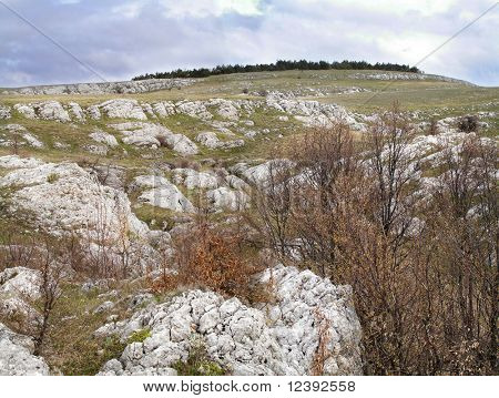 Panorama dell'altopiano di Karabie