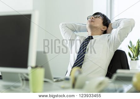 The businessman who is at the wits end, and grieves