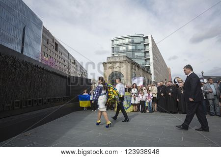 President Of Ukraine Poroshenko During Working Visit To Washington, Usa