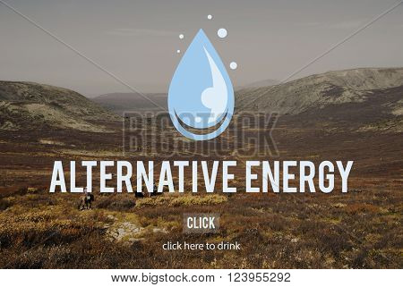Clean Water Alternative Energy H2o Concept