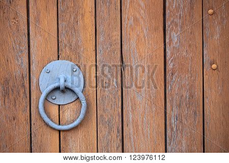 Door Knocker On Gate Door