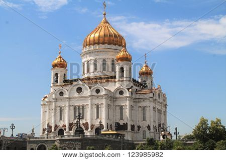 Cathedral of Christ the Savior  in Moscow(Russia)
