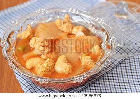 Hot And Spicy Curry Of Water Orange With Fish