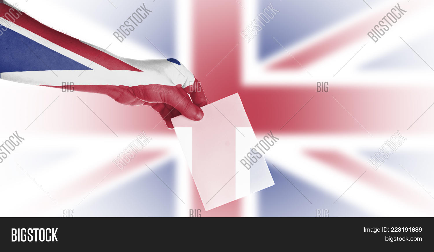 hand putting voting powerpoint