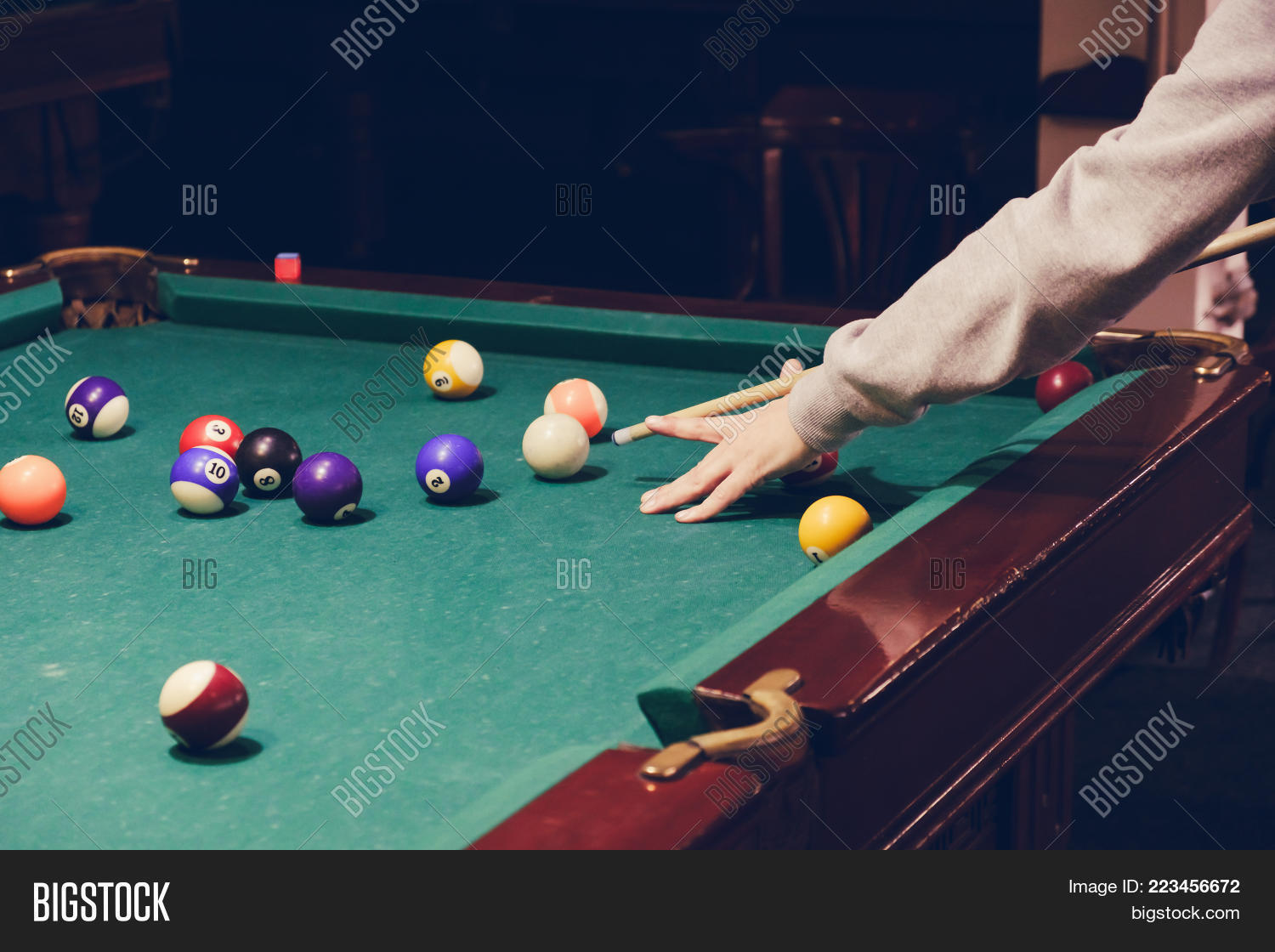 Hand Holding Billiard Image & Photo (Free Trial) Bigstock